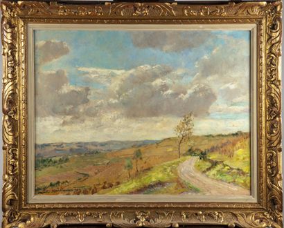 GUILLOUX Albert Gaston GUILLOUX (1871-1952)

The valley of Neufchâtel-en-Braye

Oil...
