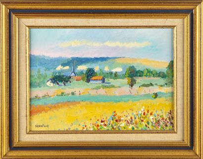 STENFORT Christiane STENFORT - early 20th century

Landscape

Oil on canvas signed...