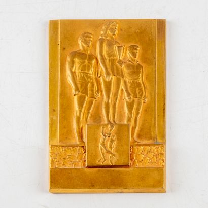 BOUILLOT E. BOUILLOT

Le podium

Petite plaque de style art déco en bronze doré

10...
