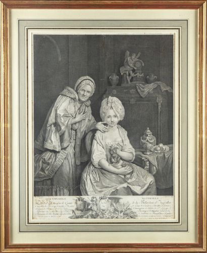 WILLE After P.A WILLE , engraved by L. LEMPEREUR

The maternal advice

Engraving...