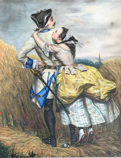 ECOLE FRANCAISE FRENCH SCHOOL 19th century

The soldier and the shepherdess

Drawing...