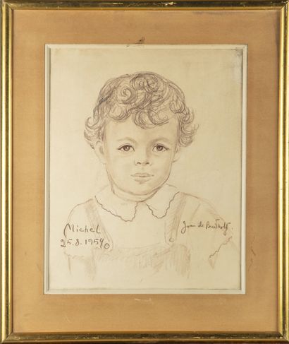 ECOLE FRANCAISE FRENCH SCHOOL of the 20th century

Portrait of Michel

Pencil signed...