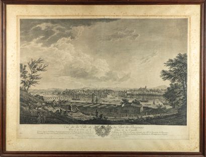VERNET After Joseph VERNET

View of the city and the port of Bayonne. N°11. Taken...