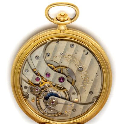 PATEK PHILIPPE PATEK PHILIPPE

Yellow gold pocket watch, number 415753

Engraved...