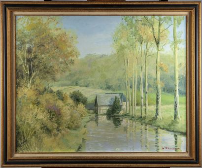 TRUSSART Daniel TRUSSART (1948)

At the edge of the Andelle river

Oil on canvas,...