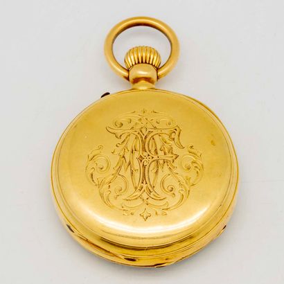 SAMSON House of SAMSON FILS in Paris

Pocket watch in yellow gold, engraved on the...
