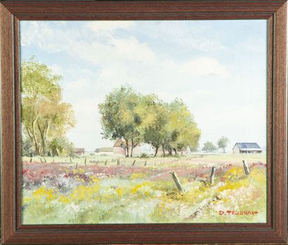 TRUSSART Daniel TRUSSART (1948)

Country landscape

Oil on canvas, signed lower right

46...
