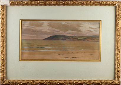 GUILLOUX Charles Victor GUILLOUX 

Seaside landscape

Pastel, signed lower right...