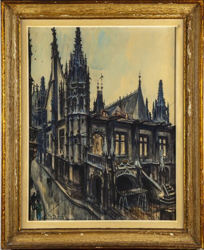 LE TRIVIDIC Pierre LE TRIVIDIC (1898-1960)

Rouen, The Palace of Justice, Rue aux...