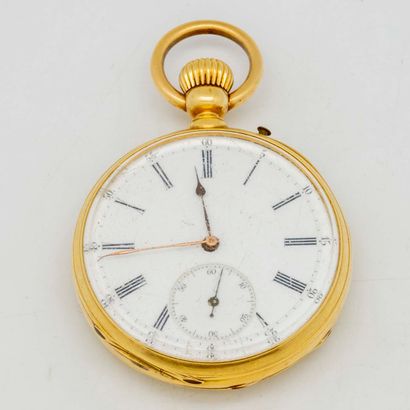 SAMSON House of SAMSON FILS in Paris

Pocket watch in yellow gold, engraved on the...