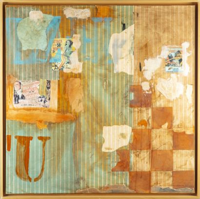 CAHN Anthony CAHN (1977)

Untitled

Mixed media with collage on canvas signed lower...