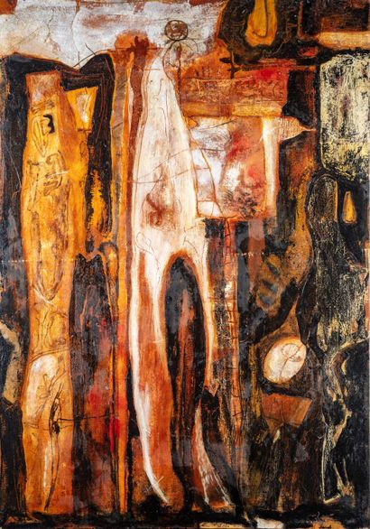 Jan SAMEL Jan SAMEL - 20th century

Abstract composition

Oil on canvas signed lower...