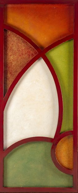 null Contemporary work

Two rectangular panels in red lacquered wood with cloisonné...