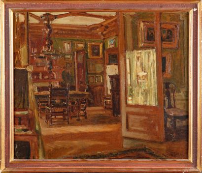 Augustin GRASS-MICK Augustin GRASS-MICK (1873-1963)

André Level's Dining Room

Oil...