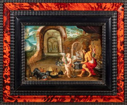 Ecole anversoise XVIIe 17th century ANVERSOISE SCHOOL 
Allegory of Fire 
Allegory...
