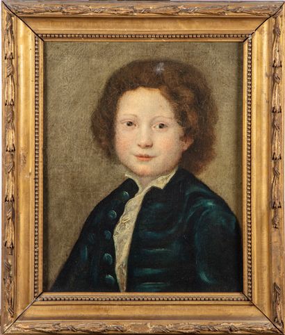 ECOLE FRANCAISE XIXè FRENCH SCHOOL of the 19th century 

Portrait of a young boy

Oil...