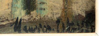 Maurice Utrillo 
Maurice UTRILLO (1883 - 1955)





The Sacred Heart





Oil on...