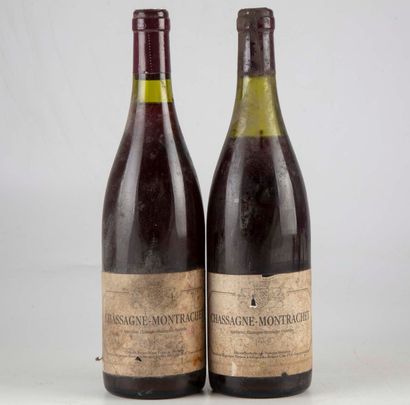 CHASSAGNE 2 bouteilles CHASSAGNE-MONTRACHET 1982 Martenot

Niveau bas et léger bas...