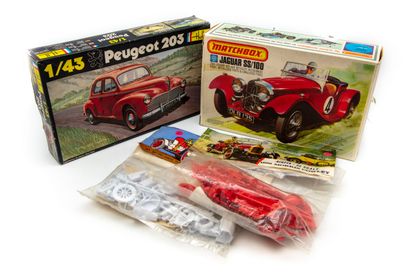 null HELLER, AIRFIX and MATCHBOX 1/43 and 1/32

Set of 9 models to assemble Peugeot...