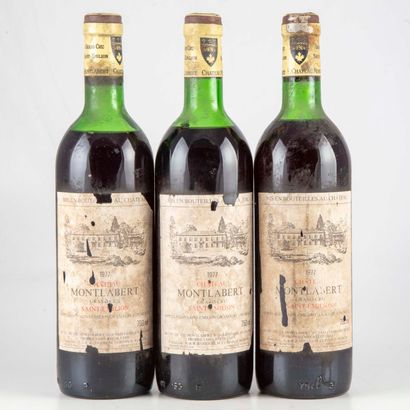 MONTLABERT 4 bouteilles CHATEAU MONTLABERT 1977 Saint Emilion

Niveaux léger bas...