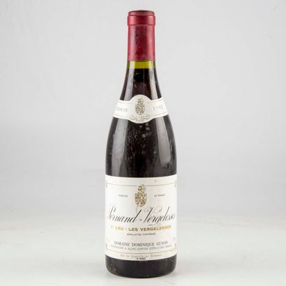 null 1 bouteille Pernand-Vergelesses 1992 1er Cru "Vergelesses" Domaine Dominique...