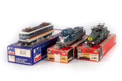 JOUEF JOUEF HO

Lot of 3 BB locomotives including the Metz Thionville BB 13001 ref....