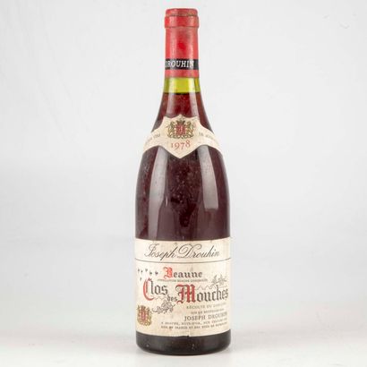 CLOS DES MOUCHES 1 bouteille CLOS DES MOUCHES 1978 Beaune Domaine Joseph Drouhin

Niveau...