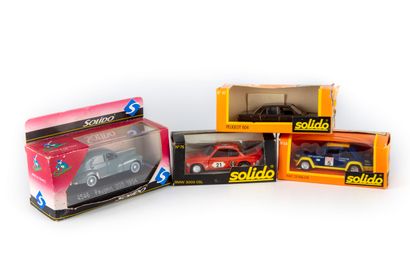 SOLIDO SOLIDO 1/43

Lot de 4 véhicules dont BMW 3000 CSL réf. 75, une Fiat 131 Rallye...