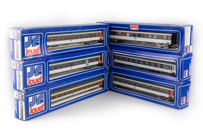 JOUEF JOUEF HO

Set of 6 SNCF cars including 2 1st class cars, two 2nd class cars,...