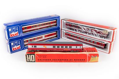JOUEF JOUEF HO

Set of 5 new cars in BO: 8641B high comfort mixed car, 5342 high...