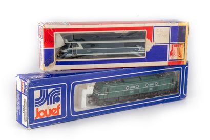 JOUEF JOUEF HO

Set of two SNCF locomotives, one CC 72001 in good condition but box...