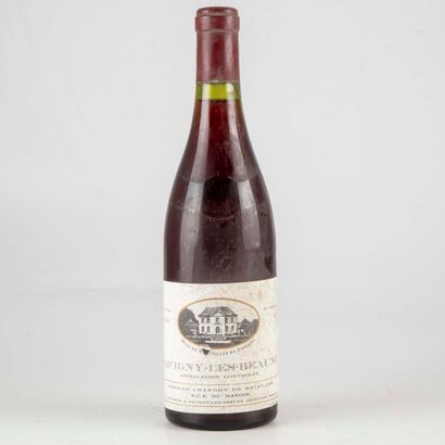 BEAUNE 1 bouteille SAVIGNY LES BEAUNE 1984 Chandon de Brialles

Niveau bon 

Légères...