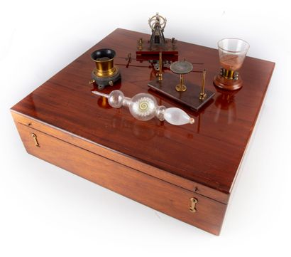 GESSLER Gessler's box, scientific toy - XIXth century

Nice Gessler box in mahogany...