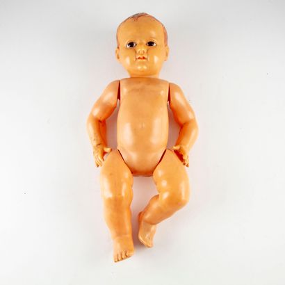 COLIN Little Colin

Celluloid doll, brown eyes, mould 45, size 8 

Elastics redone

In...