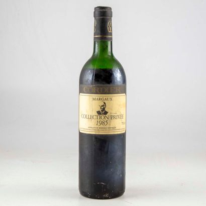 Margaux 1 bottle Private Collection 1985 MARGAUX (n°07171/25000)
