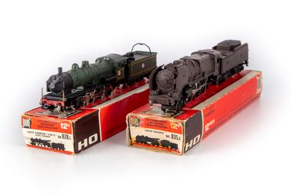 JOUEF JOUEF HO

Lot of two steam locomotives including a 231C60 Pacific chocolate...