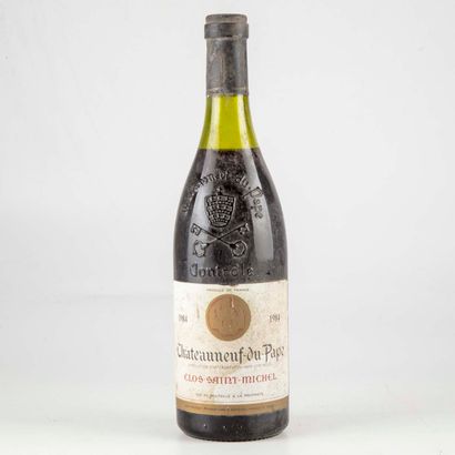 Châteauneuf du Pape 1 bottle CHATEAUNEUF DU PAPE 1984 Clos Saint-Michel

Low level...