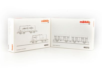 MARKLIN MARKLIN HO

Set of two boxes containing two freight cars each: set of two...