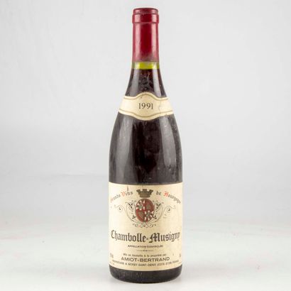 CHAMBOLLE 1 bouteille Chambolle-Musigny BOURGOGNE 1991 Amiot Bertrand