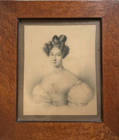 ECOLE FRANCAISE ECOLE FRANCAISE vers 1830

Madame Henri Le Febvre née Julie de Villequetout

Dessin...