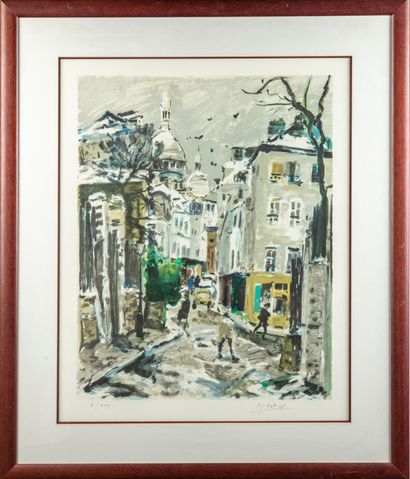 SEBIRE Gaston SEBIRE (1920-2001)

Le quartier Montmartre

Lithographie, Signée en...
