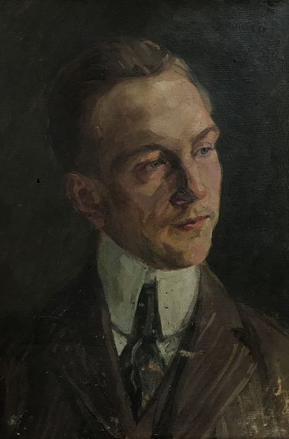 ECOLE FRANCAISE ECOLE FRANCAISE vers 1910

Portrait d'homme

Huile sur toile

Signé...