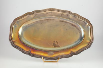 BOULENGER BOULENGER House

Oval silver dish with nets and contours. Figured "JD"....