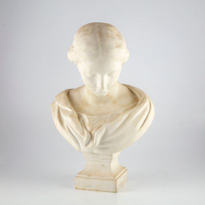 null Bust of a woman in biscuit porcelain

Apocryphal mark of the Manufacture de...