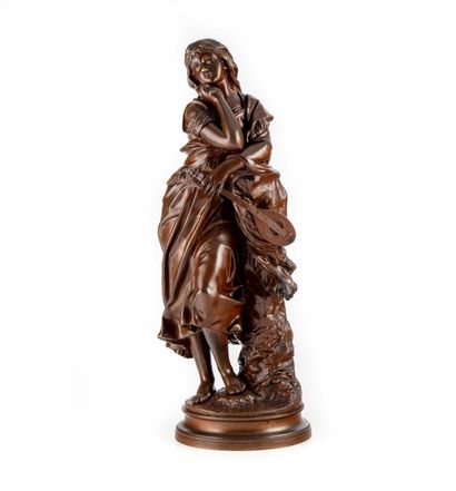 GAUDEZ Adrien Etienne GAUDEZ (1845-1902)

Mignon

Sculpture in patinated bronze

H....