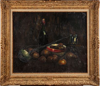 DUMONT Pierre DUMONT (1884-1936)

Nature morte à la louche

Huile sur toile signée...