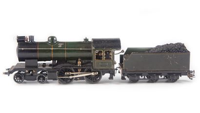 null RM PARIS (Marescot)

220 electric steam locomotive, green painted sheet metal...