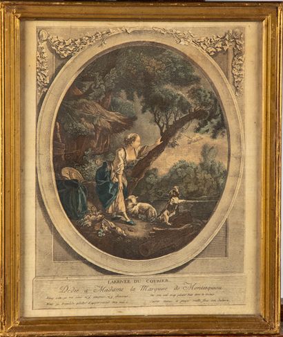 FRAGONARD D'après Jean-Honoré FRAGONARD (1732-1806) et d'après François BOUCHER (1703-1770)...