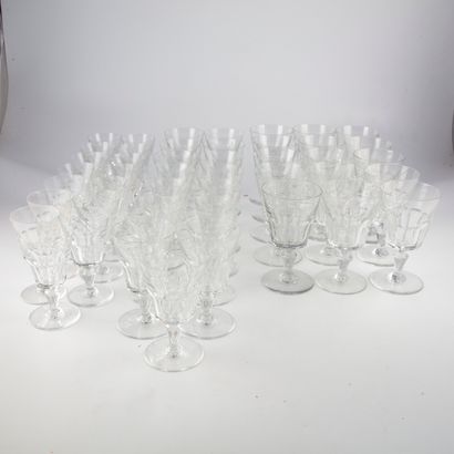 BACCARAT BACCARAT

Partie de service de verres en cristal modèle Missouri comprenant...