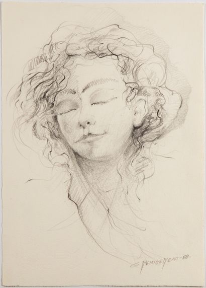 REMIGEREAU Gérard REMIGEREAU (1948-2017)

Portrait de femme

Dessin, signée en bas...